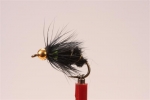 Bivisible Black/Chartreuse Gold Head Nymph 14